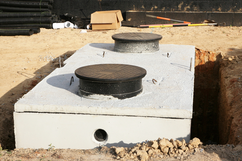 Septic tank installation